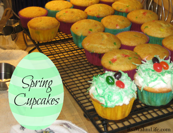 spring cupcakes