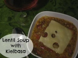 lentil soup with sausage