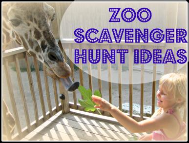 zoo scavenger hunt