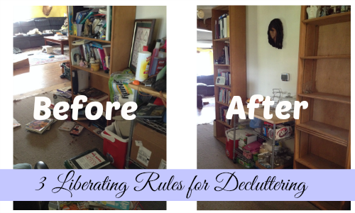 liberating rules for decluttering