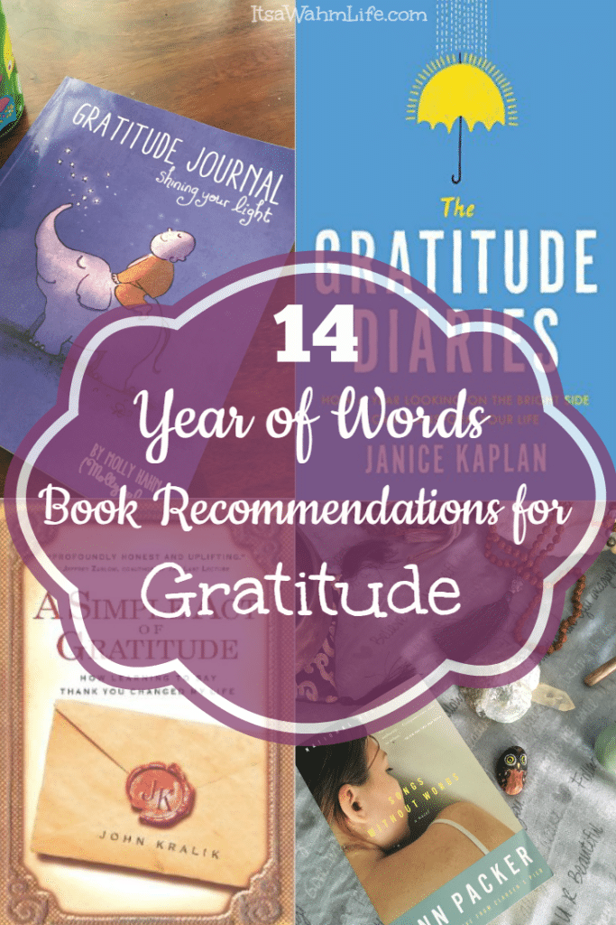 14 year of words book recommendations for gratitude. itsawahmlife.com