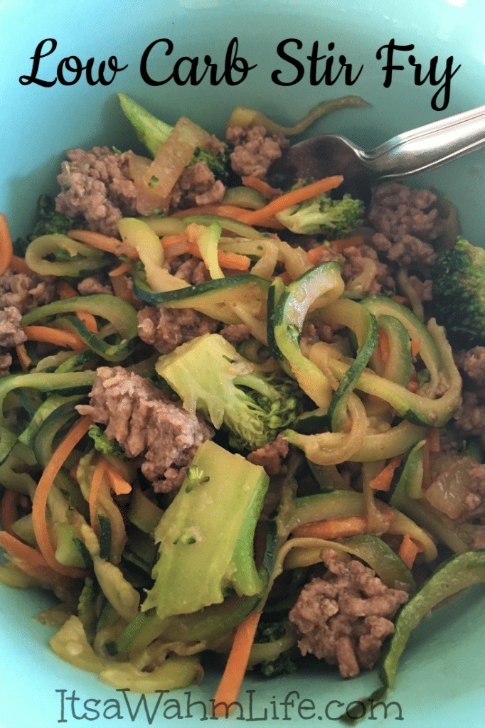 low carb stir fry from ItsaWahmLife.com