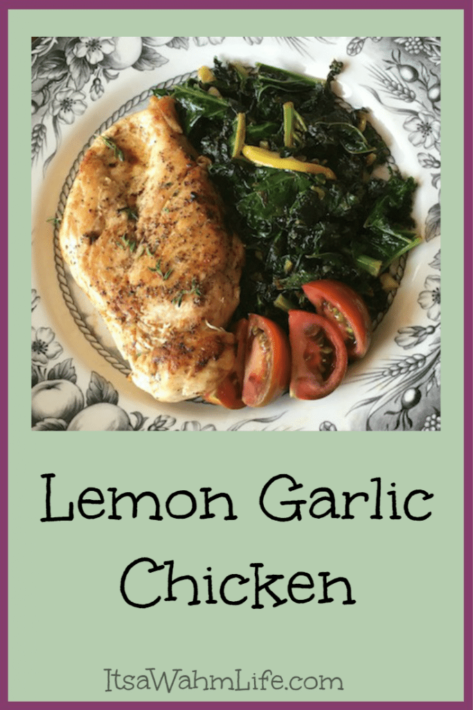 Lemon garlic chicken recipe ItsaWahmLife.com