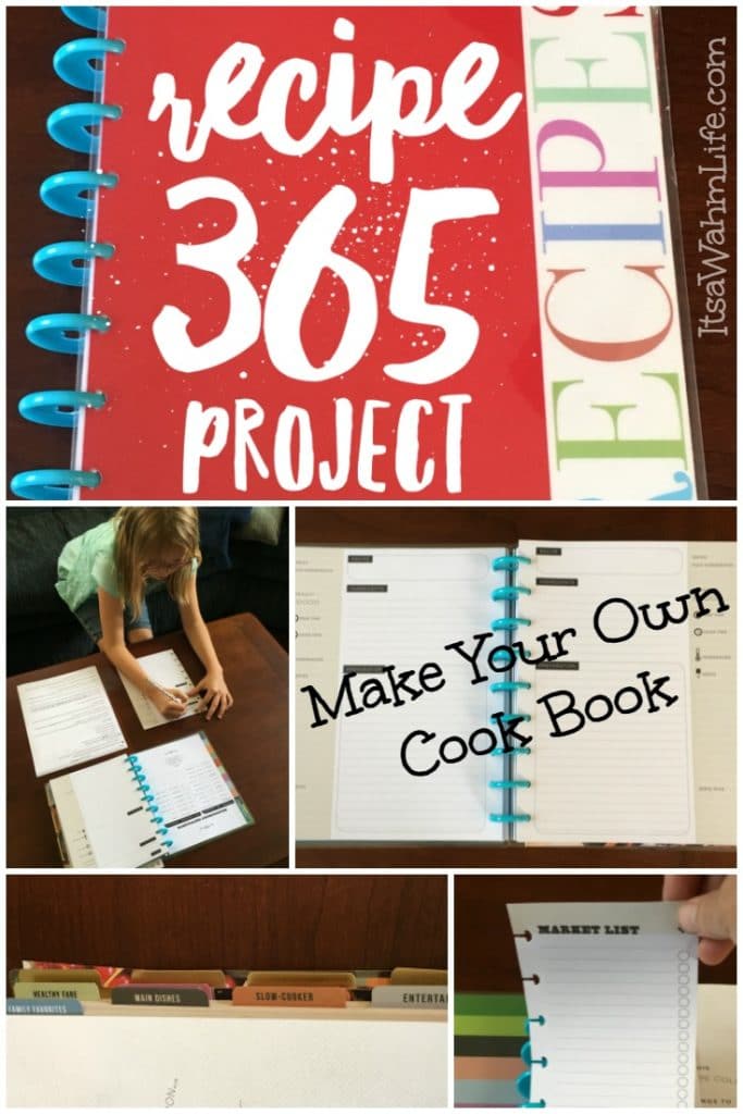 Make Your Own Cookbook {Recipe 365 Project} ItsaWahmLife.com