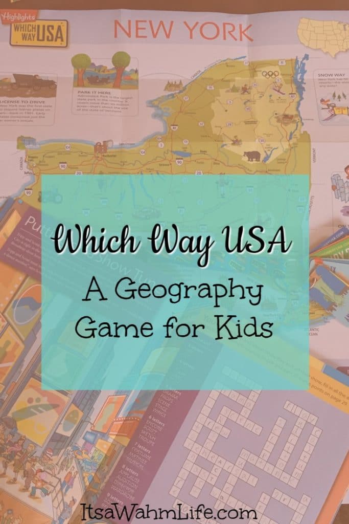 Which Way USA A Geography Game for Kids ItsaWahmLife.com