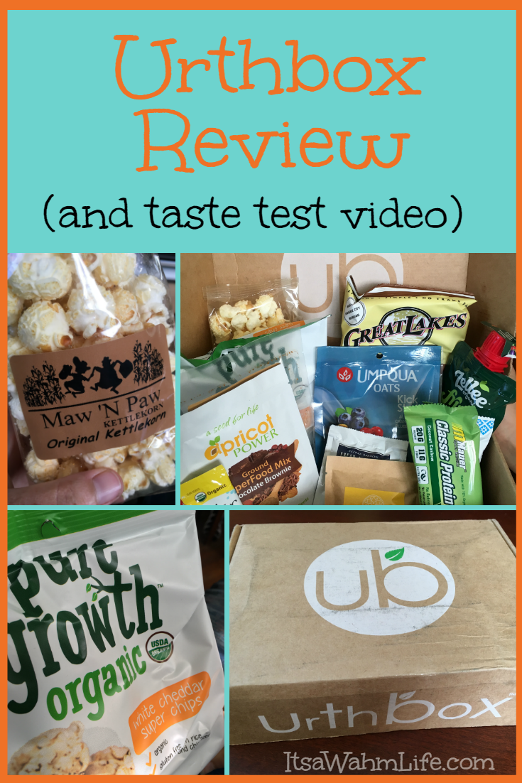 Urthbox snack subscription box review by ItsaWahmLife.com