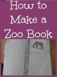how to make a zoo book Itsawahmlife.com